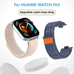 Suitable for Huawei watch Fit3 strap 22mm nylon loop velcro strap, small tail patch, Huawei Fit3 replacement strap