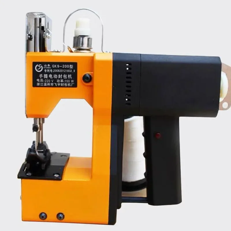 For GK9-200 Electric Sewing Machine 210W Portable Automatic Packaging Agriculture Textile Industry Woven Bag Mini Sealing