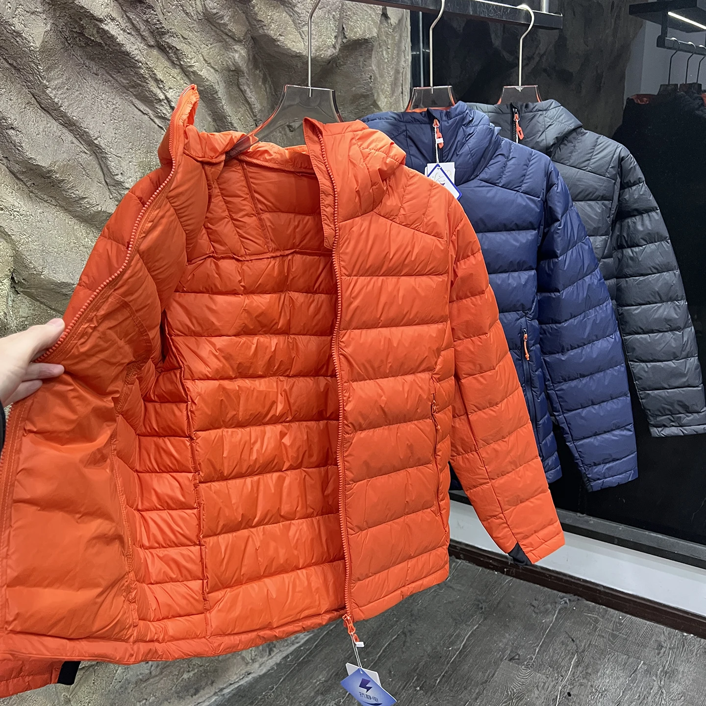 Outdoor Du down Jaet Heren Dames Winter Warm Winddicht Waterdicht Normale pasvorm Lange Sve Ritssluiting Faionable