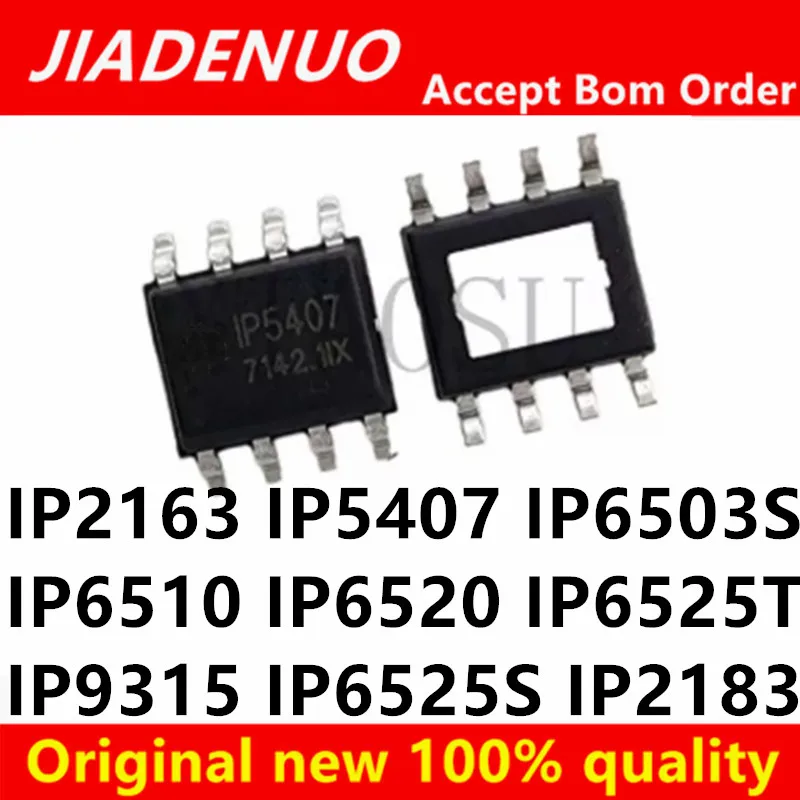 (5piece)100% New IP5407 IP2163 IP6503S IP6510 IP6520 IP6525T IP9315 IP6525S IP2183 SOP-8 Chipset