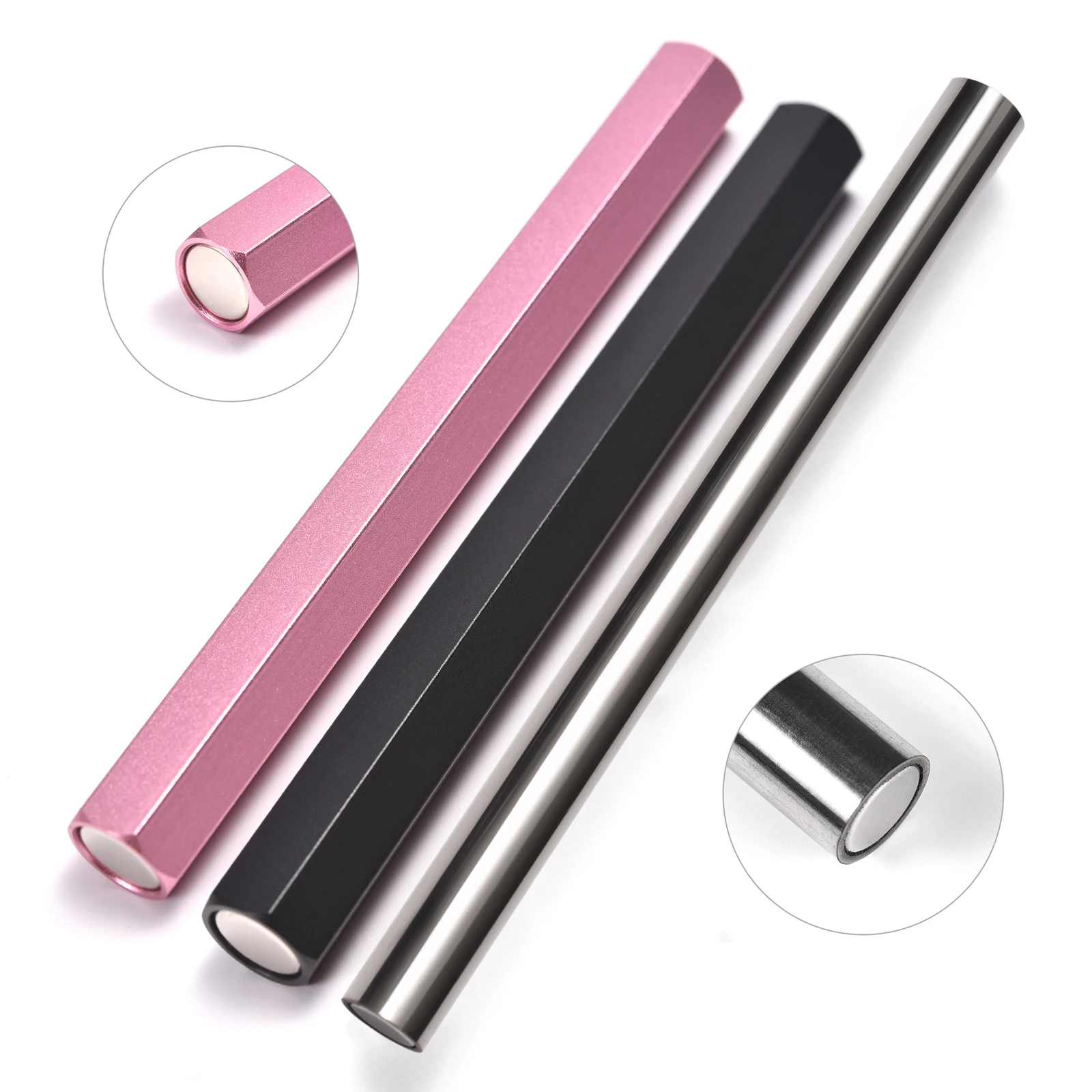 KADS Strong Magnetic Rod Cat Eye Magnet for Nails Long Double-head Magnet Sticks for Cat Eye Gel Polish Magnet Pen Nail Art Tool