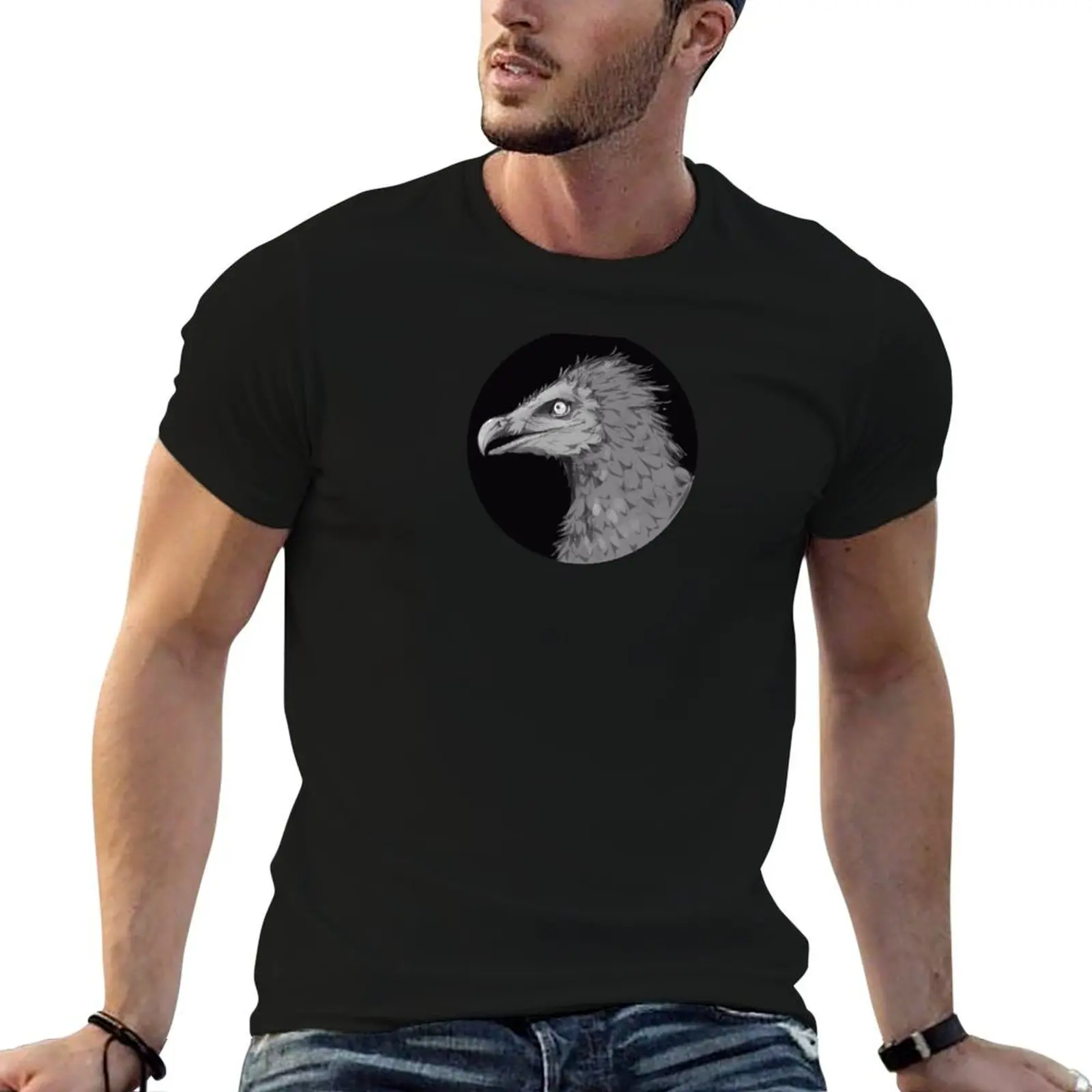 Argentavis - T-shirt à manches courtes décontracté grande taille avec motif d'oiseau préhistorique (Dododex pour Ark: Survival Evolved)