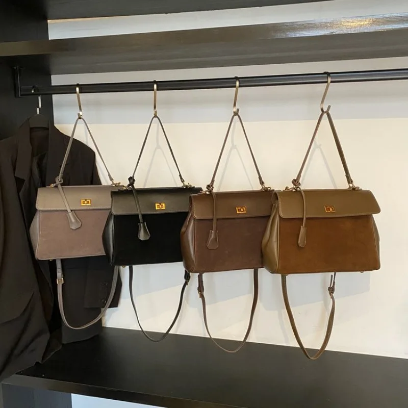 

2025 Hot Selling High-quality Retro Frosted Tote Bag for Women Large Capacity Commuting Armpit Bag Crossbody Shoulder Bags Purse