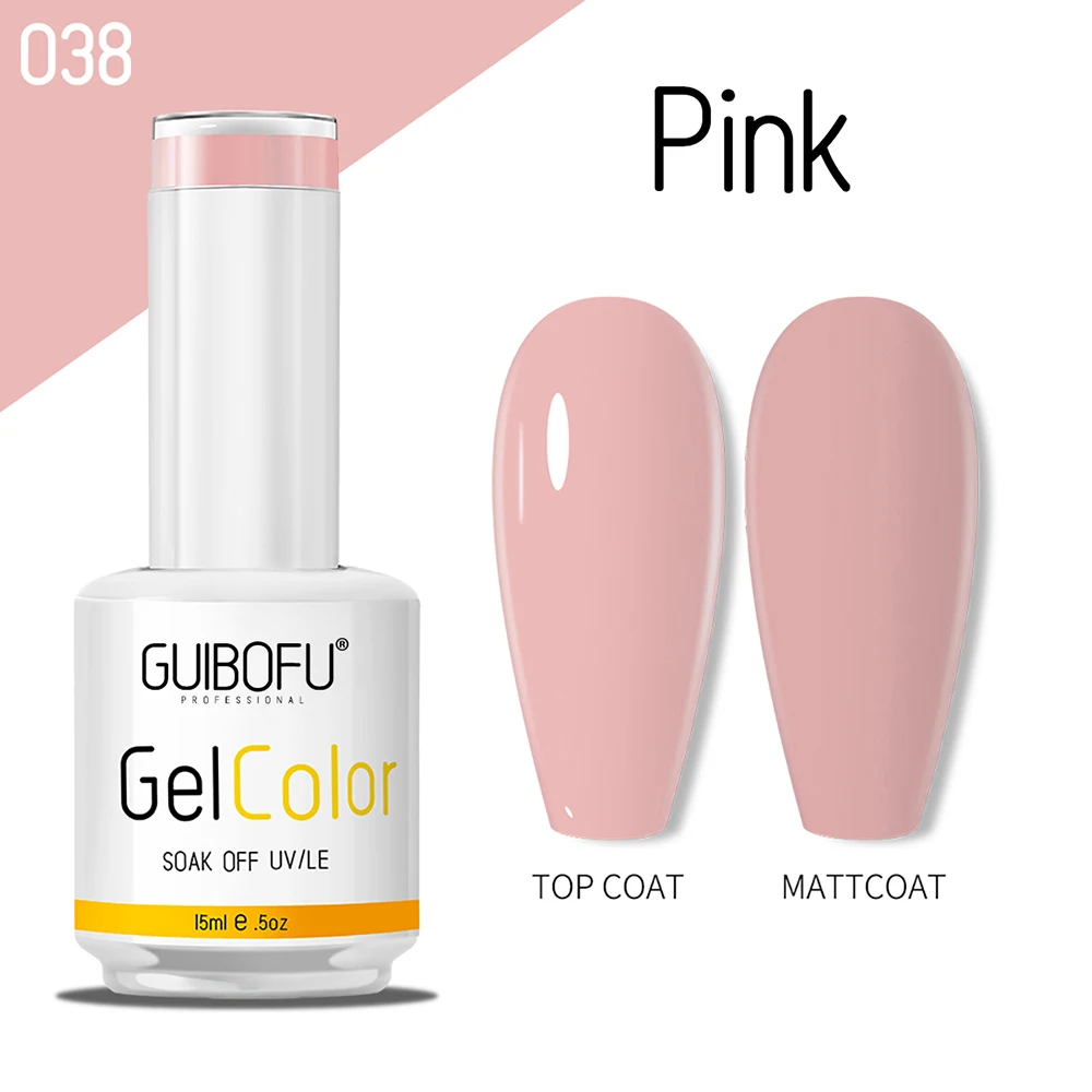 1Pc 15ml Gel Nail Polish Colors Vibrant All Seasons UV Soak Off Semi-Permanent Varnish Bottle for Each Color on the Top Cover
