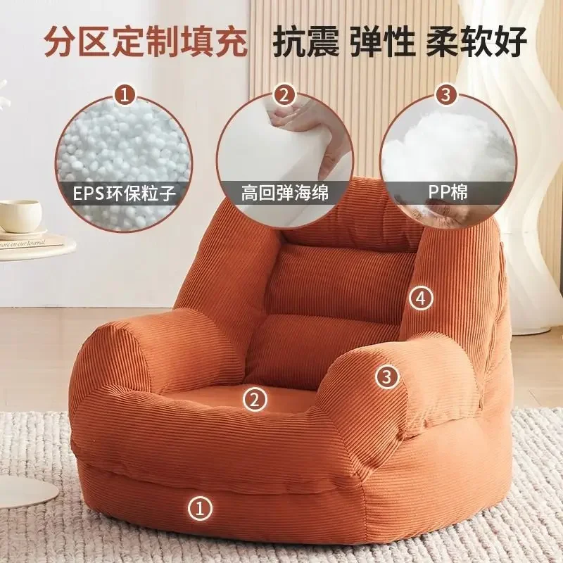 

Nordic Lazy Sofa Human Kennel Rental House Living Room Bedroom Balcony Bedside Single Seat Nest Sofa Living Room Sofas Couch