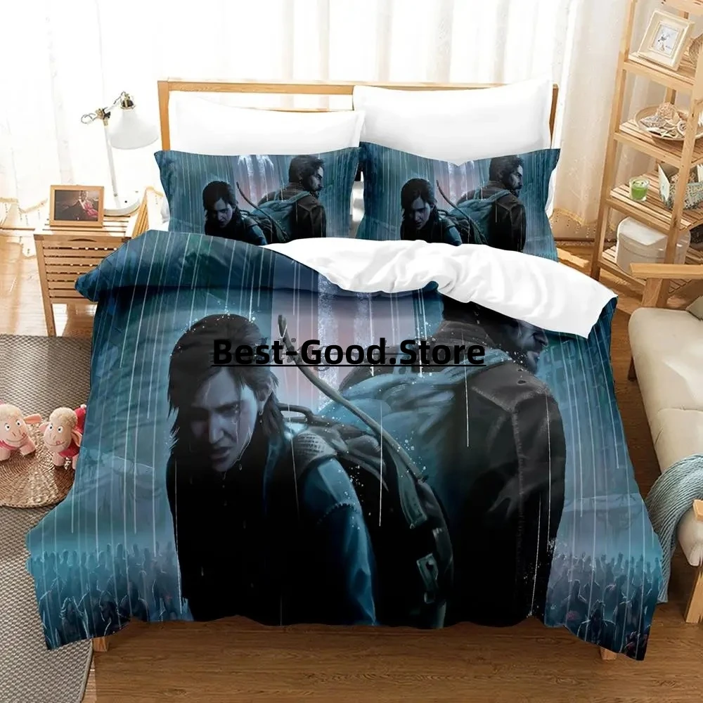 

2023 The Last Of Us Part Bedding Set Single Twin Full Queen King Size Bed Set Aldult Kid Bedroom Duvetcover Sets Bed Sheet Set