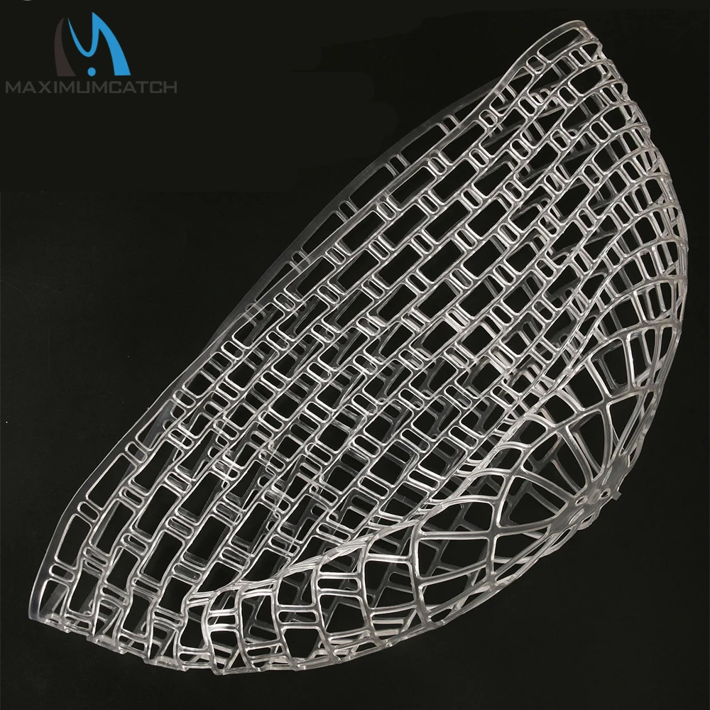 Maximumcatch Replacement Landing Net - Black Soft Rubber for Trout Fly Fishing