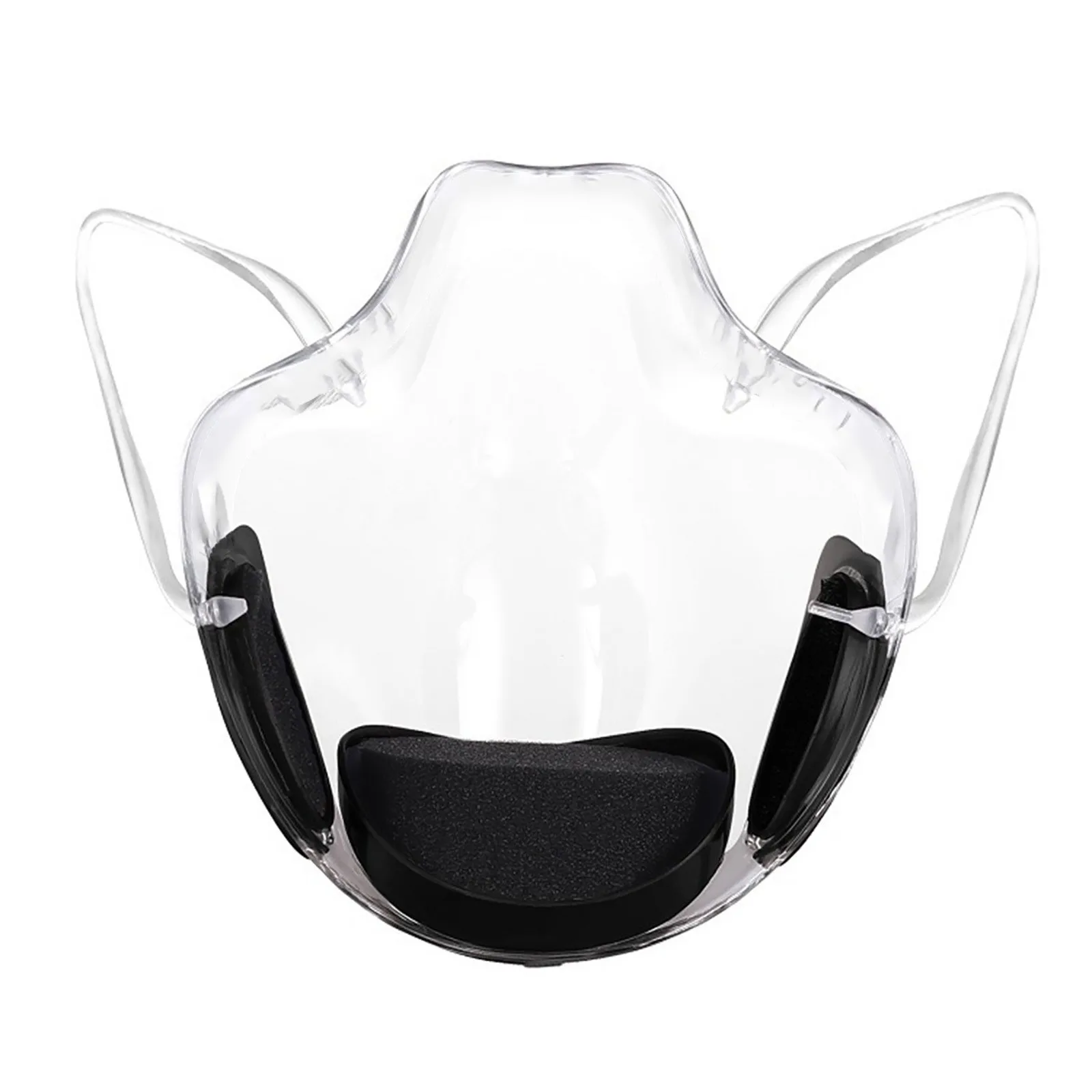 transparent protective mask fish type lip language Anti-fog 3D breathing mask Suitable for ride outdoor dust smoke saliva mask