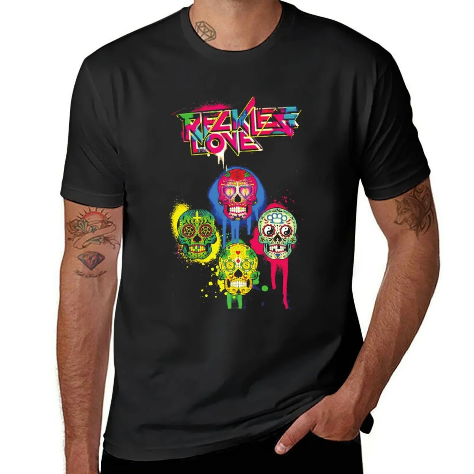

Reckless Love Album T-Shirt Personalized t-shirt summer tops vintage oversizeds t shirts for men graphic