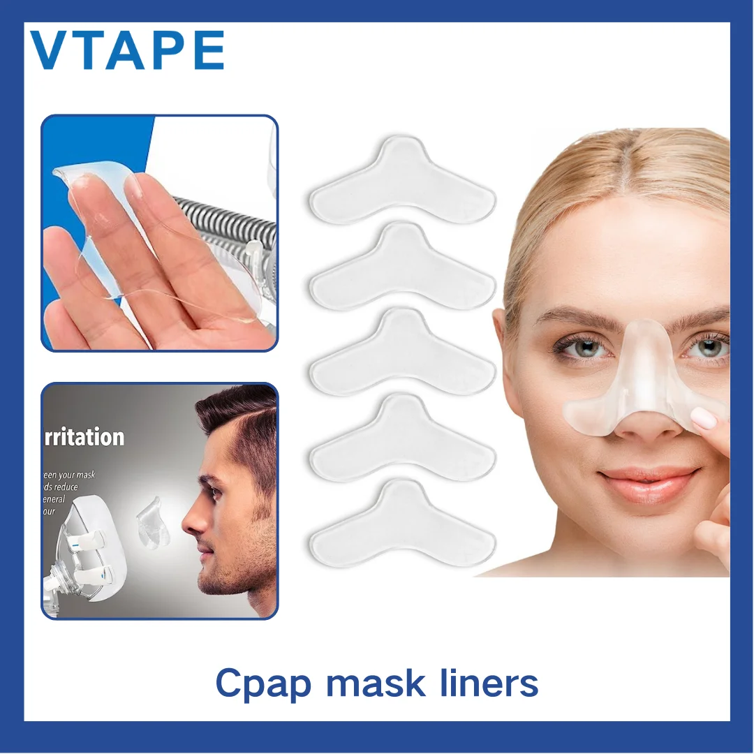 

10 Pcs Universal Nose Pads for CPAP Mask,Sleep Apnea Mask Comfort Pad, Avoiding Air Leaks,Red Mark Irritation and Soreness