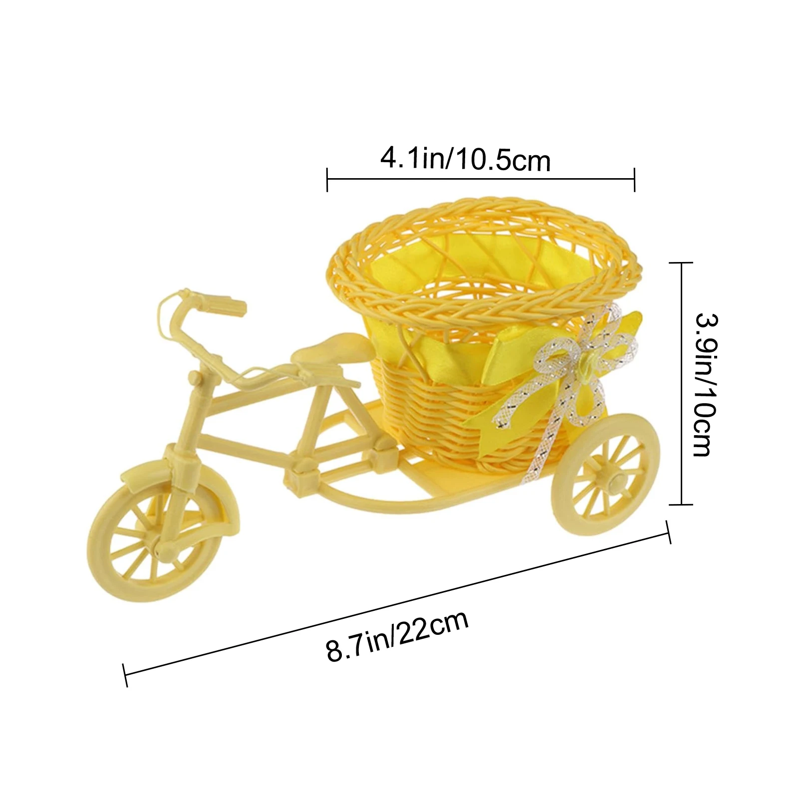 Cute Tricycle Carriage Art Decoration Wedding Party Sugar Jewelry Container Flower Basket Tricycle Flower Rack Candy Rack