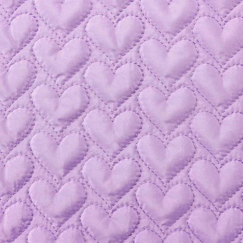 0.5m/1m 8 Colors Love Clip Cotton Quilted Fabric For Warm Jackets Bags Cotton Coats Bedding Pillows Handmade DIY Sewing Fabrics