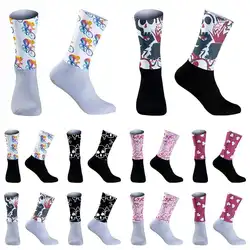 2024 New Summer Anti Slip Seamless Breathable Cycling Socks Aero Bike Wearproof Road Socks