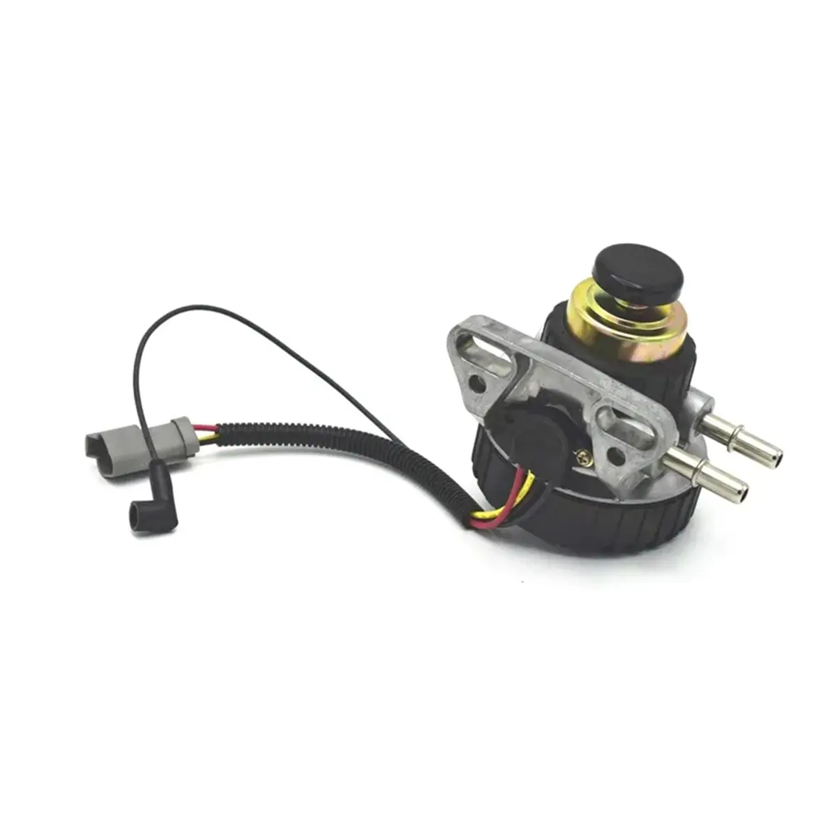 #57B Automotive Parts & Accessories,Electric Diesel Fuel Pump Filter Primer Pump with Sensor (Black)