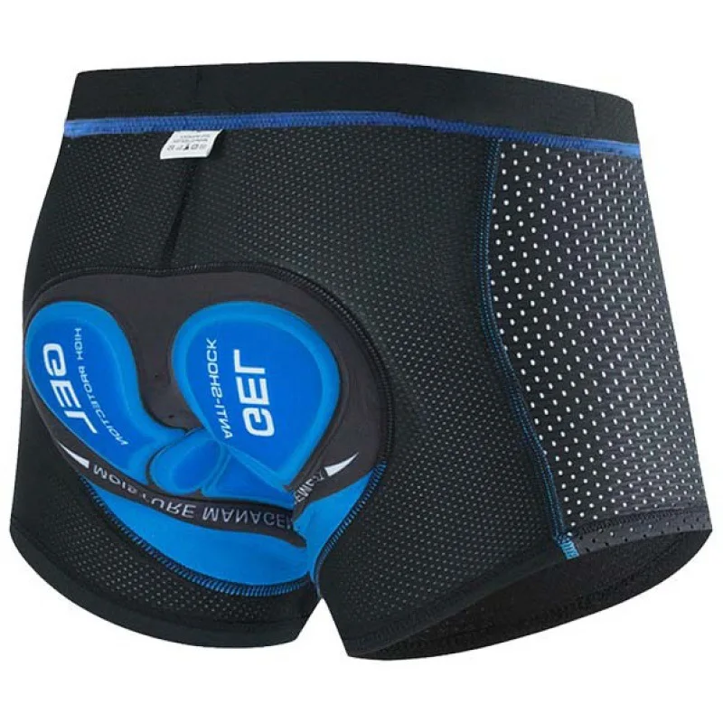 AliExpress NONE 2025 Cycling Shorts Men/Women 5D Shockproof Gel Pad MTB/Road Bike Shorts, Breathable Mesh & Anti-Chafing Design Elastic Waist