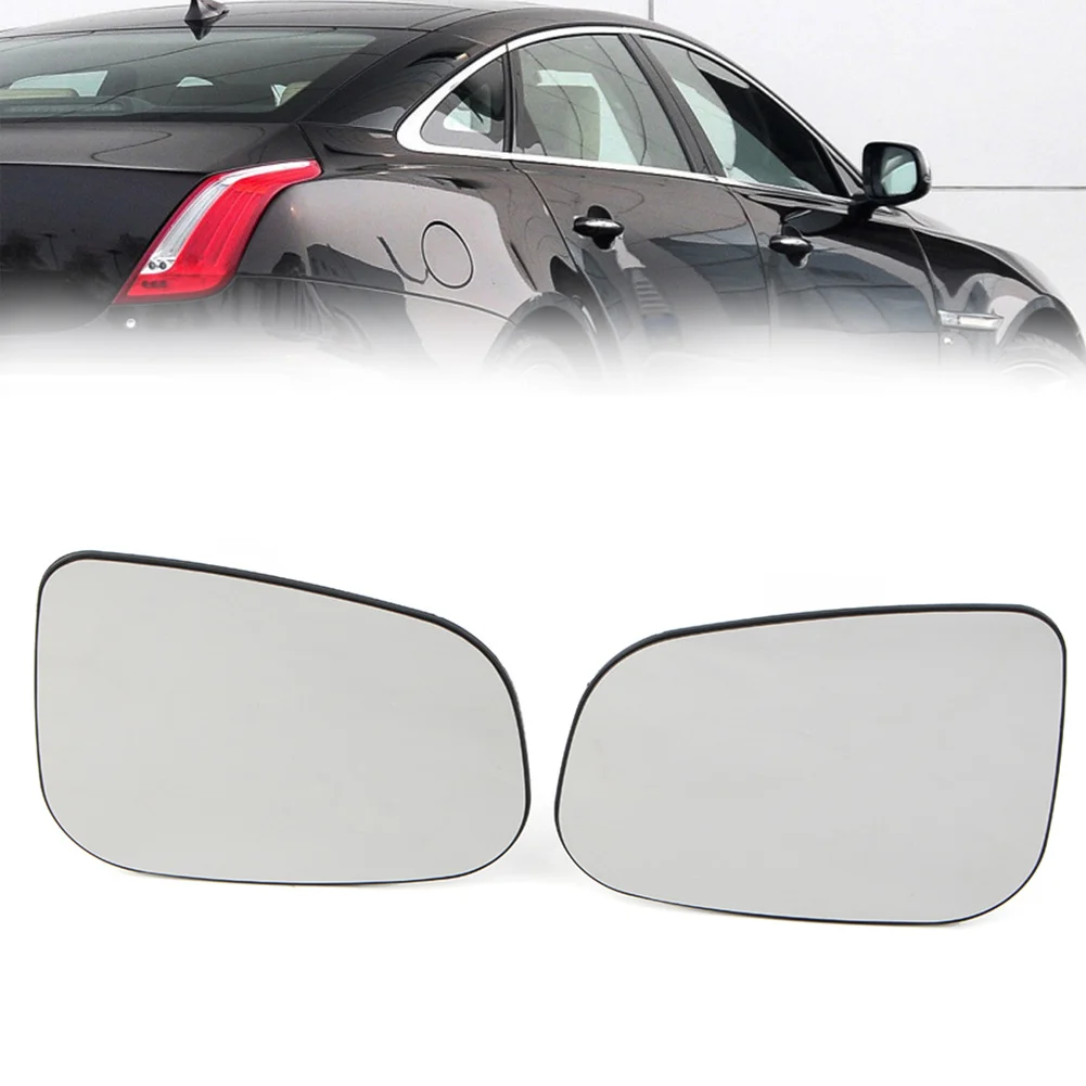 1 Pair Car Rear View Side Mirror Glass Replacement C2Z31946 For Jaguar Vanden Plas XF XJ XJ8 XK XE I-PACE