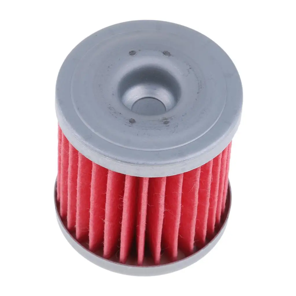 Motorcycle Petrol Inline Fuel Filter Engine Cleaning Purifier Red Plastic Easy Install for Suzuki RMZ250 2004-2015