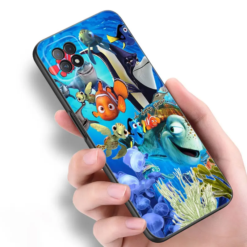 Disney Finding Nemo Dory Phone Case For OPPO Reno 10 11 Pro A55 A57 A58 A72 A74 4G A54 A78 A98 5G A53 A93 2020 A15 A16 A17 A38