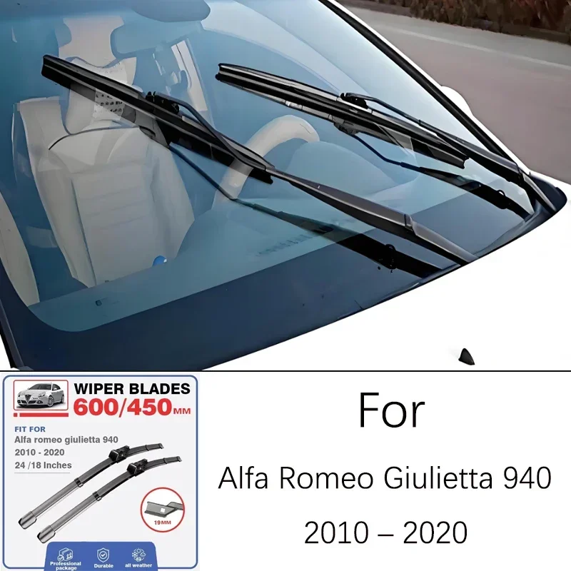 

Windshield Window Brush 24 18 Inches Rubber Front Wiper Blade Accessories For Alfa Romeo Giulietta 940 2010-2020 2011 2012 2013