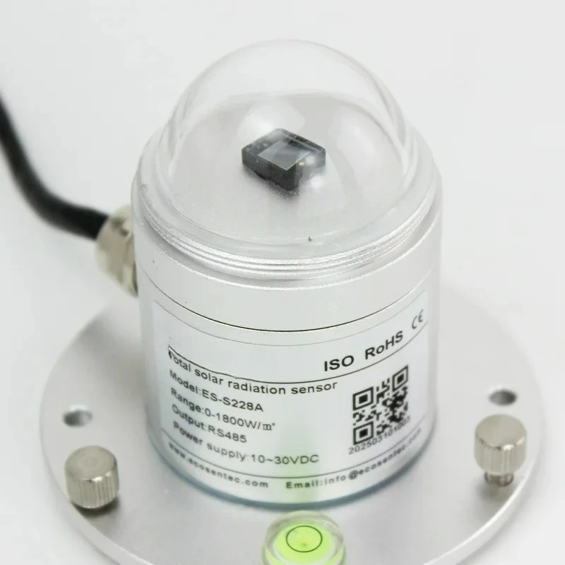 جهاز قياس الإشعاع الشمسي RS485 Modbus يكتشف مستشعر مقياس البيرانومتر الاقتصادي للزراعة