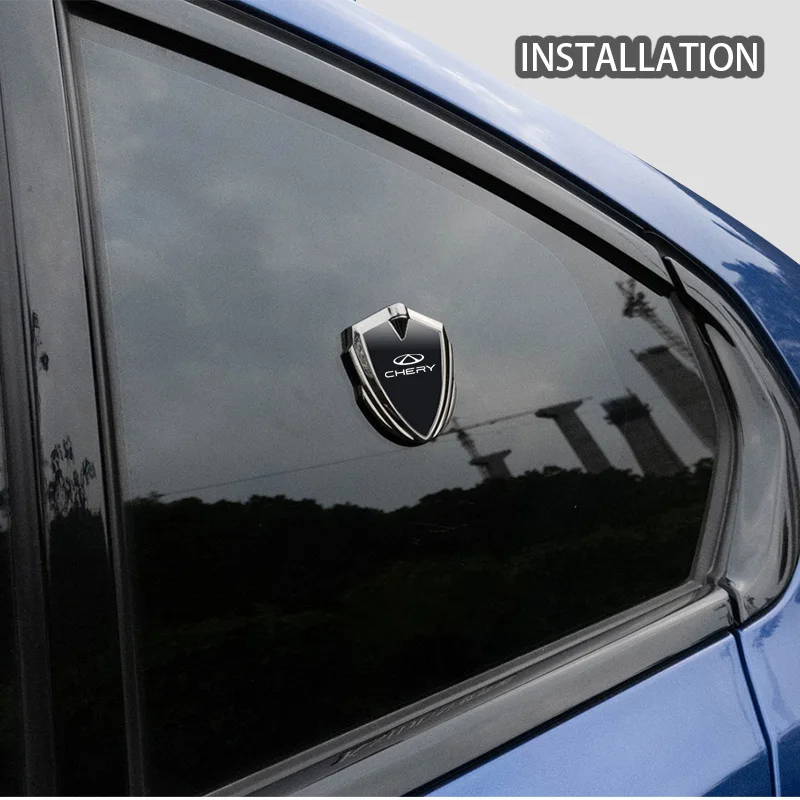 

For NEW CHERY TIGGO 8 7 9 Pro EQ1 FX EV Arrizo 3 5 6 Car Body Metal Shield Decorative Sticker Modification Badge Accessories 3D