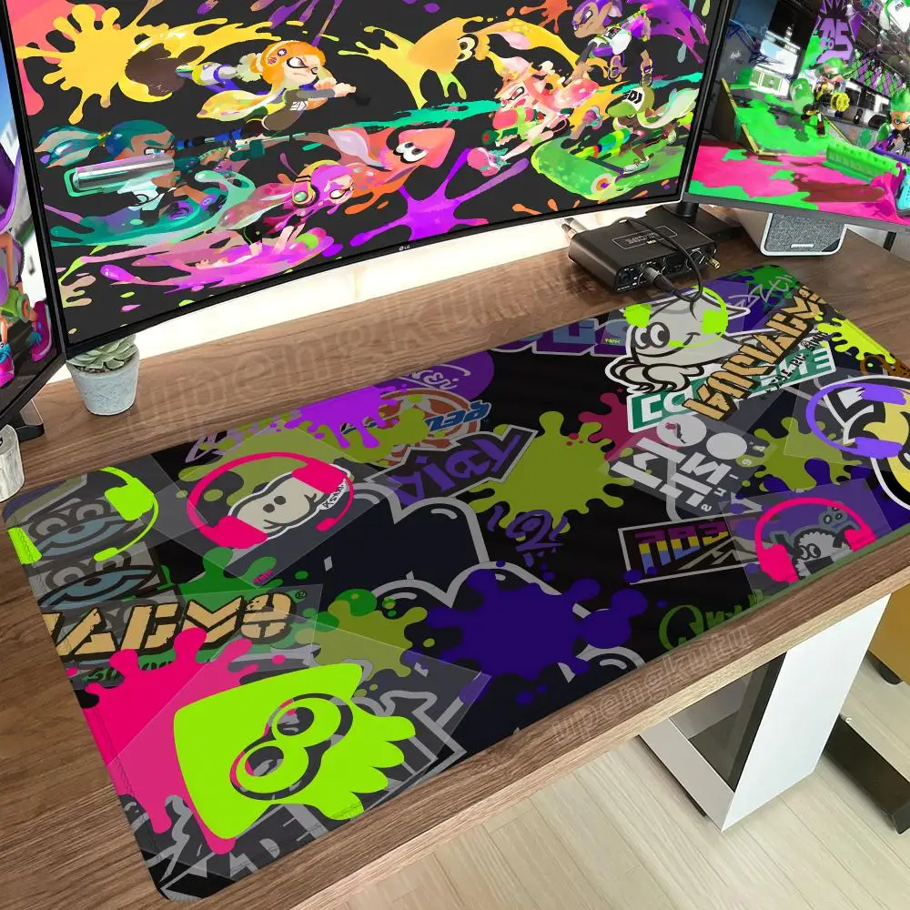 XXL Tapis Souris Gaming Notbook for CSGO Mousepad Splatoons Cartoon Mouse Pad Large Gamer Keyboard Anime Mouse Mat Carpet Rubber