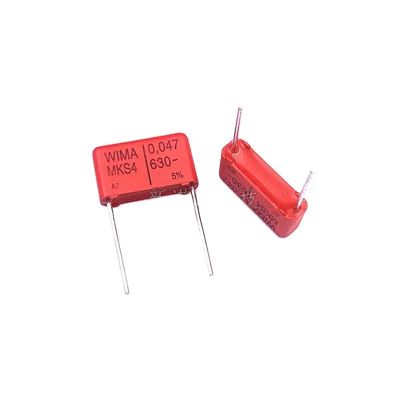 10PCS/German Weimar WIMA 630V 473 0.047UF 630V 47nF MKS4 Pin Pitch 15 Film Capacitor