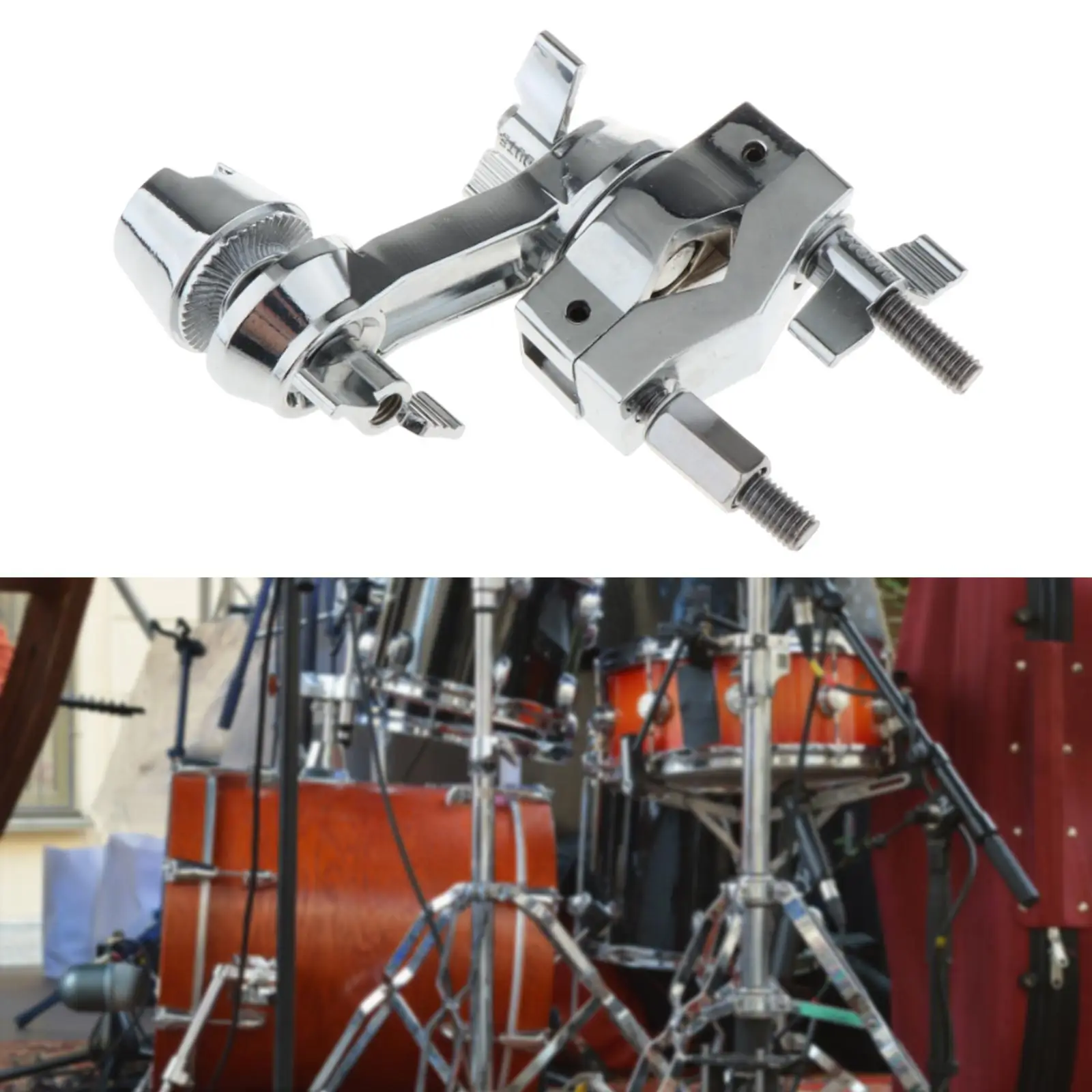 Drum Stand Clamp Drum Holder Multipurpose Metal Easy Installation Percussion