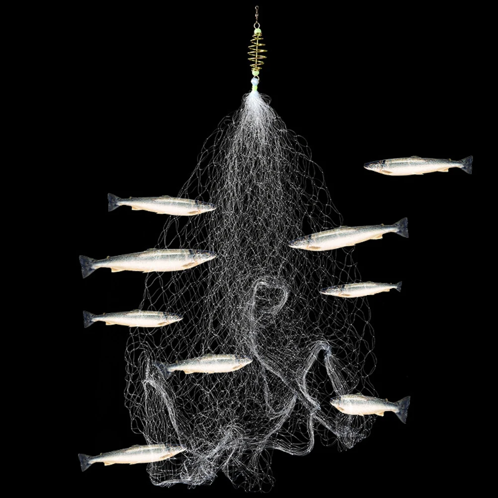 

Fishing Net Anti Mesh Nets Replacement Drop for Pier Cast Easy Throw Bait Casting Freshwater