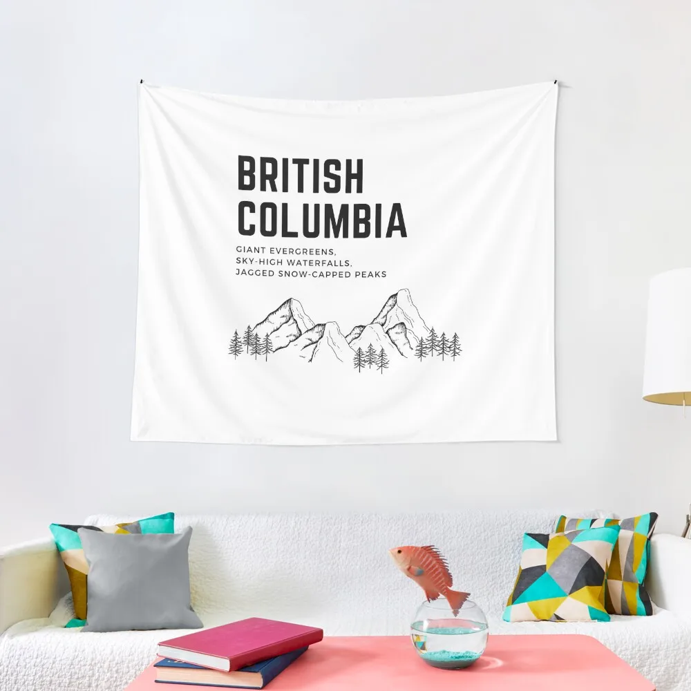 Beautiful British Columbia Tapestry Room Design Wall Decor Tapestry