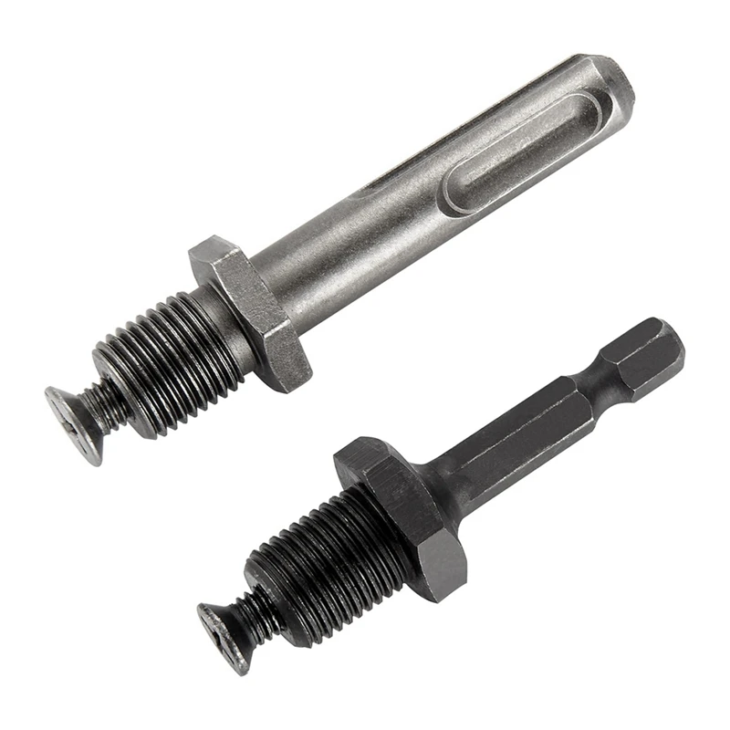 M11K-0.8-10Mm 3/8-24UNF Keyless Drill Chuck For 3/8-24UNF Thread Spindle,With 1/4Inch Hex Shank And Quick Conversion Adaptor