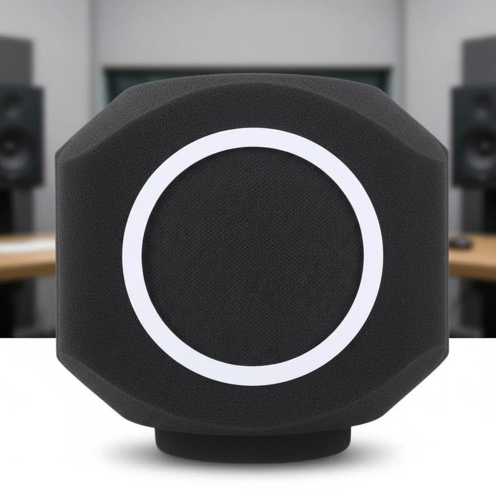 Studio Microphone Shield High Density Sponge Soundproof Booth Portable Audio Input Cover for Pre Audio Amplifier Recording