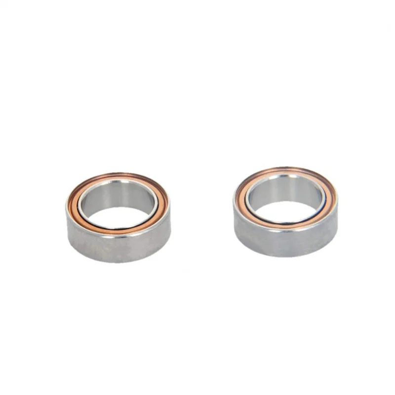 R168ZZ Deep Groove Bearings 6.35x9.53x3.18mm Double Bearing High Carbon Chromium Bearing Steel(GCr15) Roller Guide Bearing 2pcs