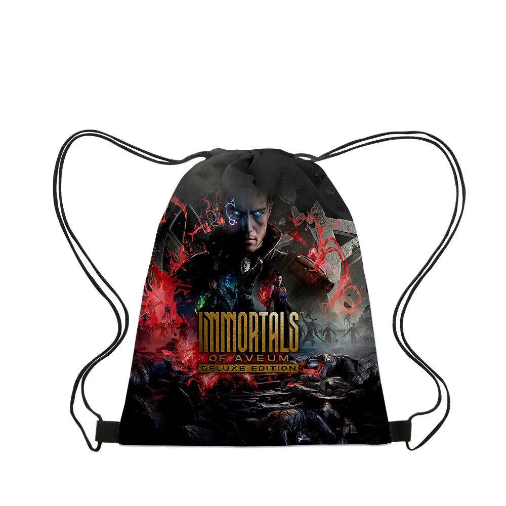 Immortals of Aveum-Bolso de lona con cordón para hombre y mujer, bolsa de ocio, novedad de 2023