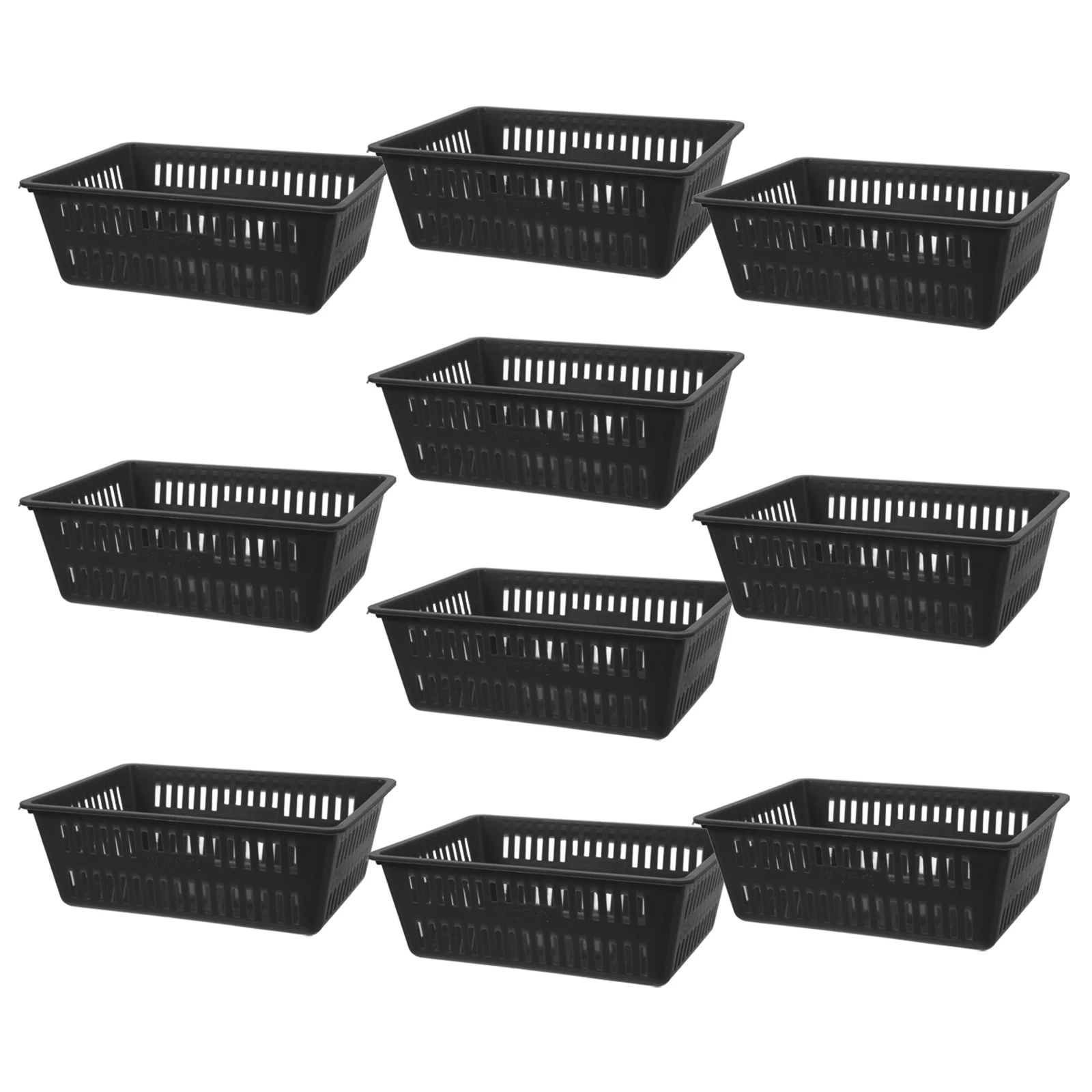 

10Pcs Coin Baskets Plastic Organizer Thickened Storage Bins for Game Machines Classroom Small Storage Baskets Basket Organizer