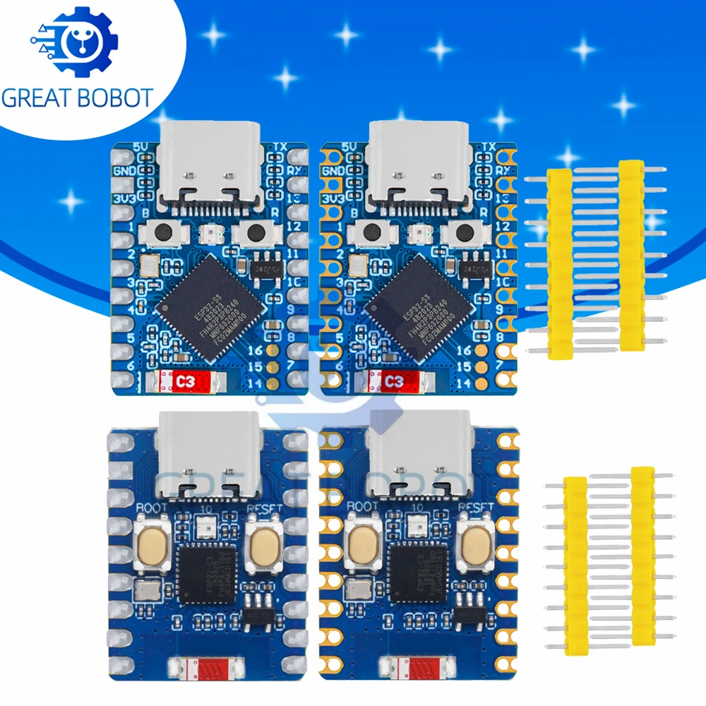 Image of ESP32-S3 ESP32-C3-Zero 3,3 V/5 V Mini-Entwicklungsboard WiFi Bluetooth ESP32 für Arduino