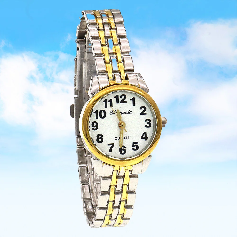 Jam Tangan Quartz Stainless Steel Fashion untuk Pasangan - Desain Sederhana Jam Tangan Couple Pria dan Wanita