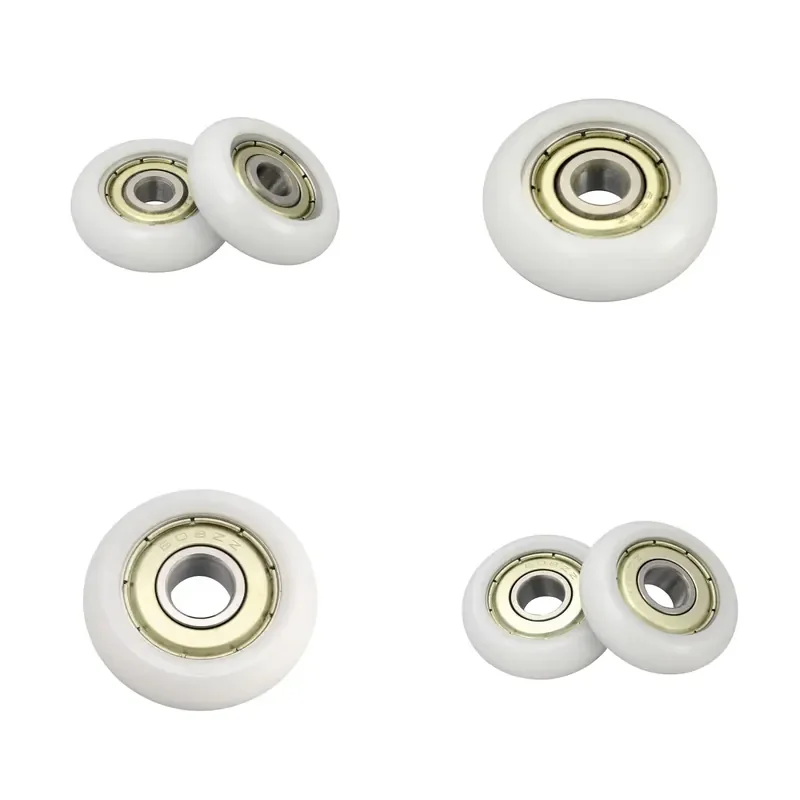 Plastic Injection Molded Nylon POM Small Pulley 8x29.5x9mm with 608ZZ Bearing Free Sample Available