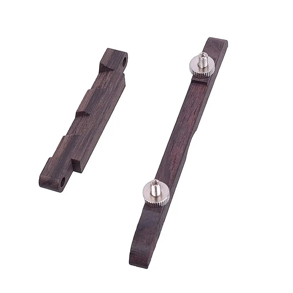 Adjustable Rosewood Mandolin Bridge Replacement Part Mandolin Strings Fretboard Accessory for Mandolin Music Play