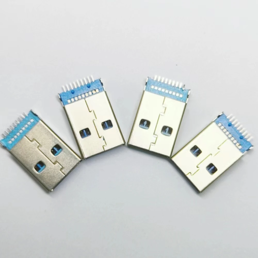 5pcs USB 3.0 A Type Male Plug Connector For High-speed Data Transmission