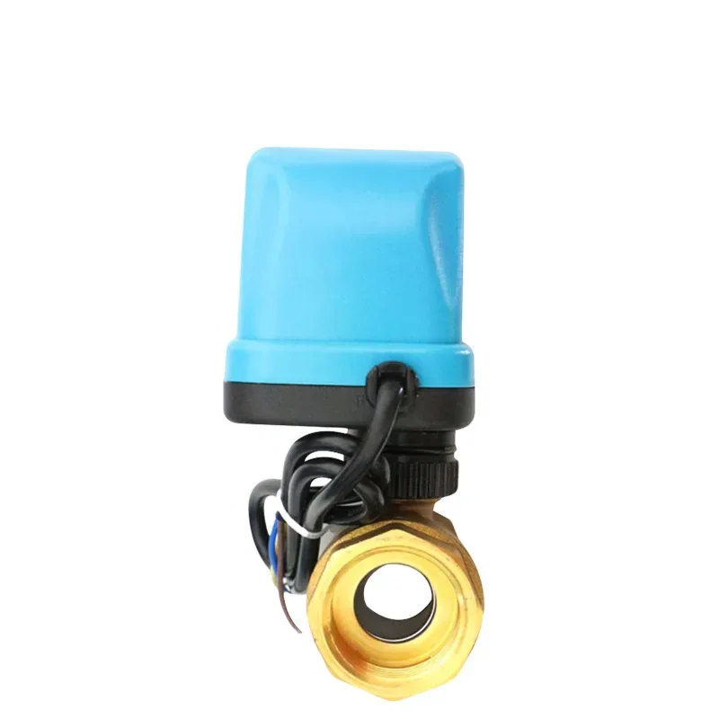 

Brass central air conditioner electric two-way ball valve DN15DN20DN25 four points and six points one inch intelligent