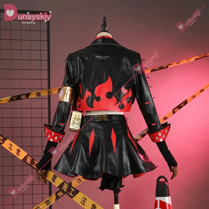 

asdh8@Zenless Zone Zero burnice White Cosplay Costume the Sons of Calydon Punk Uniform Halloween Party OutfitCOSda@
