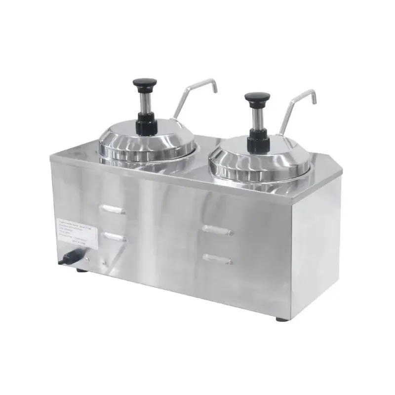 Good Insulation Electric Cheese Condiment Sauce Warmer Hot Fudge Warmer Dispenser Machine