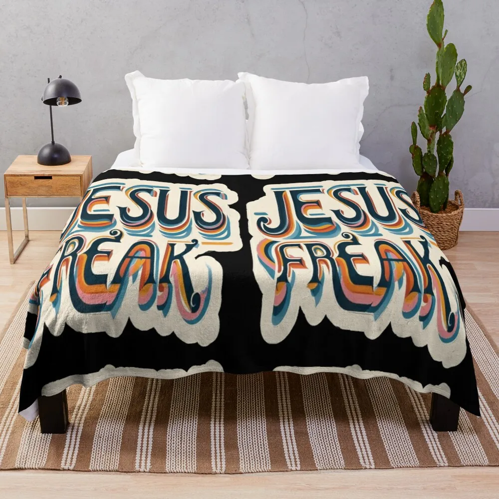 I Am A Jesus Freak Say I Love Jesus Loud and Proud Throw Blanket bed plaid Luxury Designer Polar Blankets