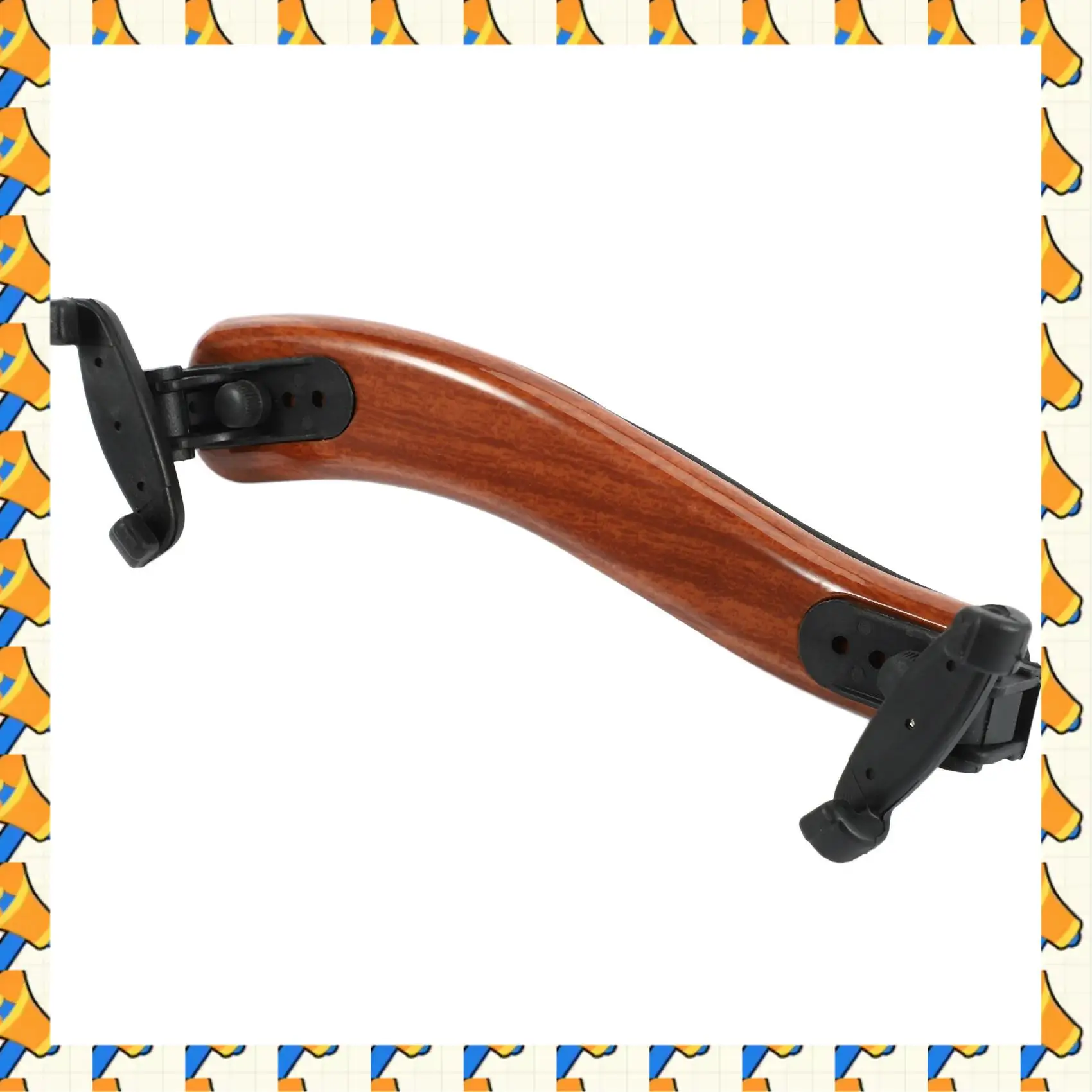 ABYB 5X الكمان الكتف الراحة قابل للتعديل المهنية 4/4 كامل الحجم الكمان الكتف الراحة دعم خشب القيقب بقية أجزاء الكمان #1