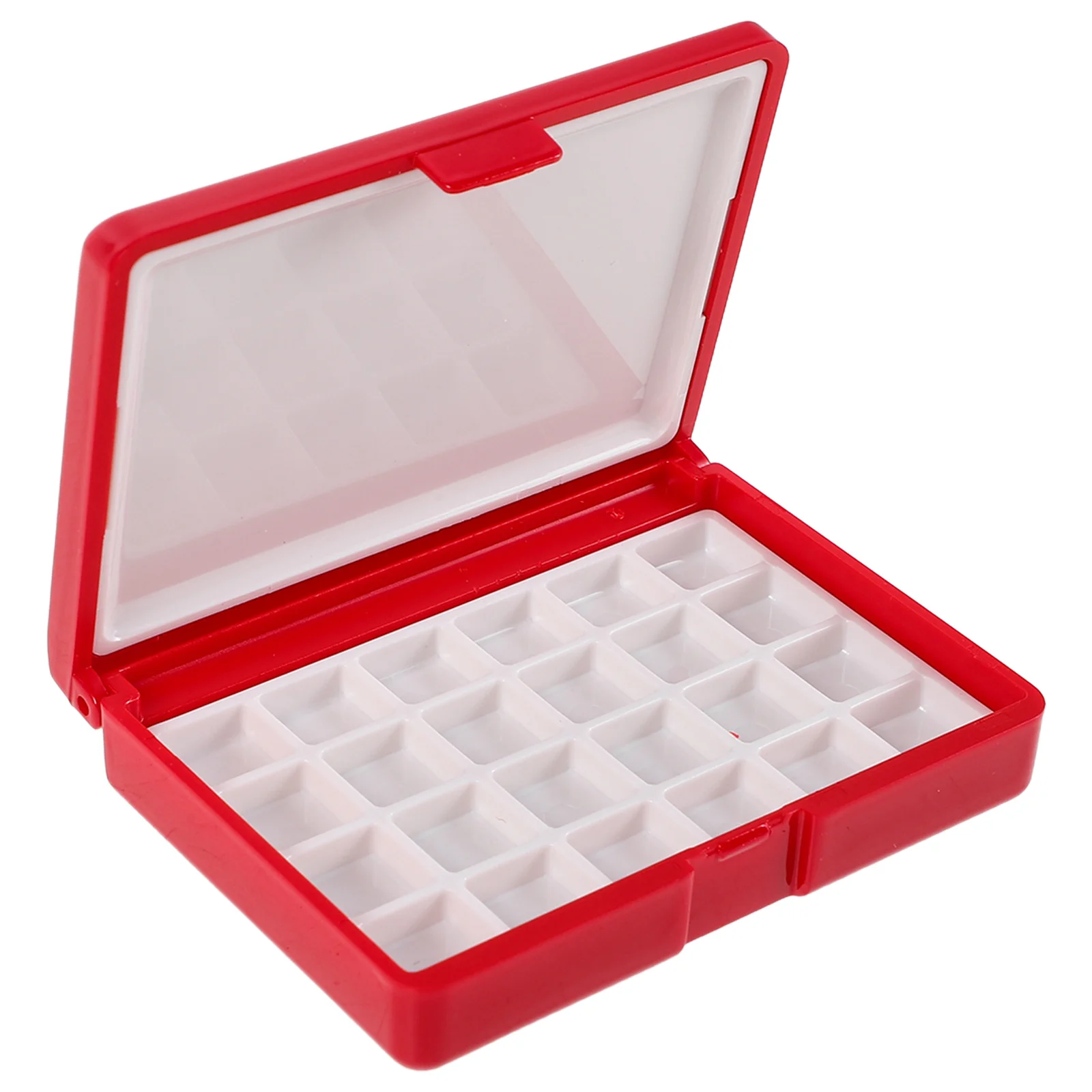 

24-Grid Watercolor Paint Palette Portable Plastic Box Sealed Lid Paint Tray Travel Outdoor Sketch Mixing Storage Case