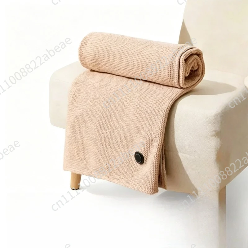 Portable Electric Blanket Shawl Heating Blanket, USB Powered Graphene Heating Detachable and Washable -15 Second Fast Heating