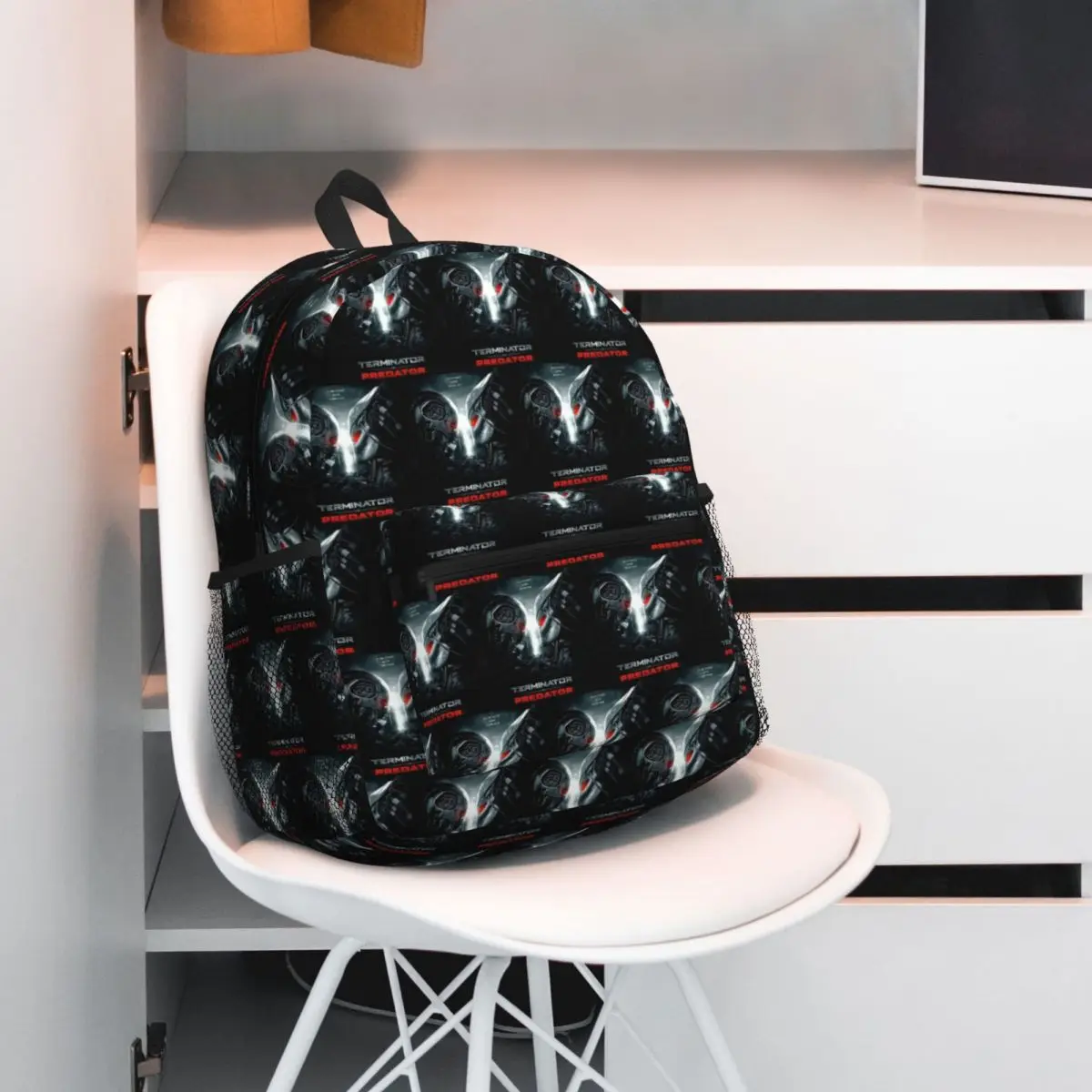 

Aliens VS Predator Student Backpack School Bag Hiking Travel Daypack for Boys Girls Fashion Bookbag Shoulder Bags