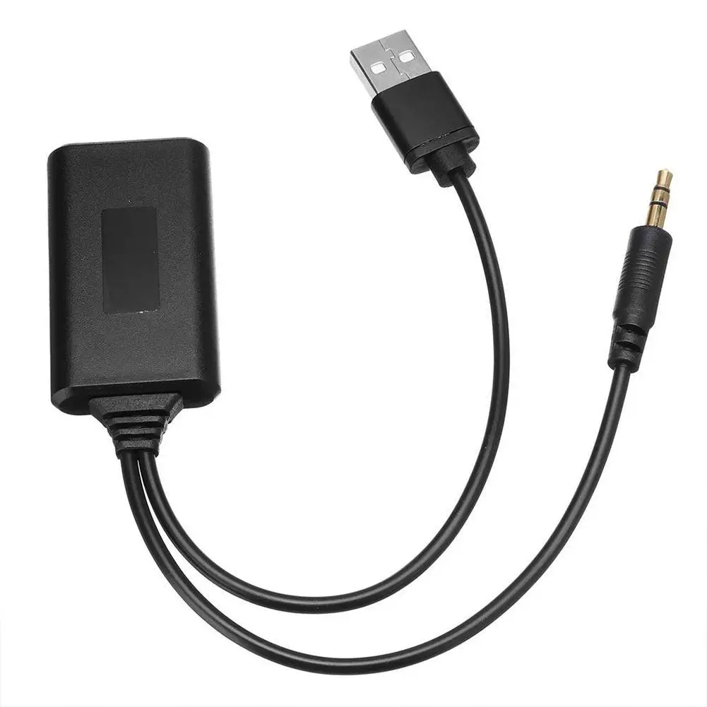 Car AUX Bluetooth Audio Cable Adapter Car Charger Adapter For Connecting Cigarette Lighter For BMW E90 E91 E92 Car Accessories