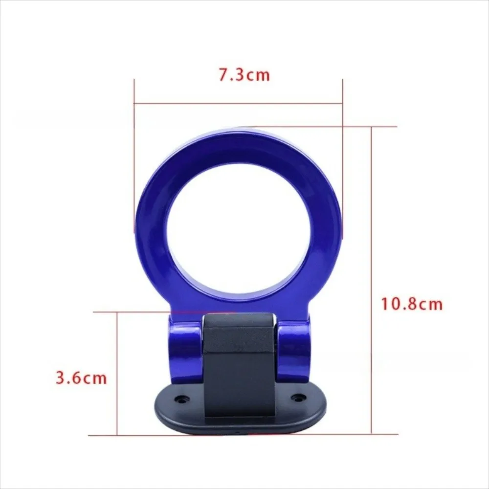 ABS Material Decoration Trailer Hooks Front Rear Design Simulation Look Car Tow Hook Sticker Racing Ring Style